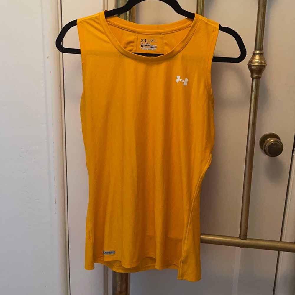 Yellow Under Armour Shirt